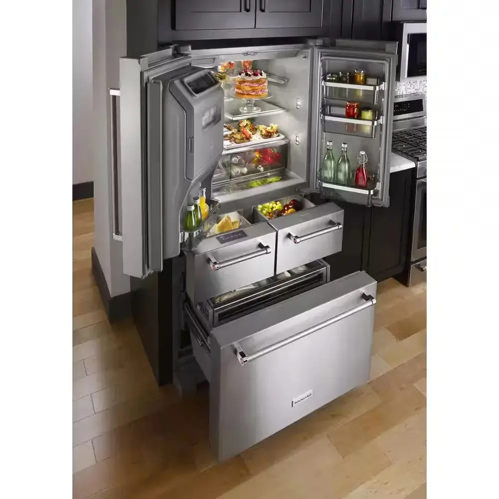 25.8 Cu. Ft. French Door Refrigerator in Stainless Steel with Platinum Interior