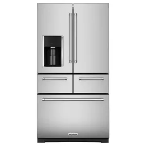 25.8 Cu. Ft. French Door Refrigerator in Stainless Steel with Platinum Interior