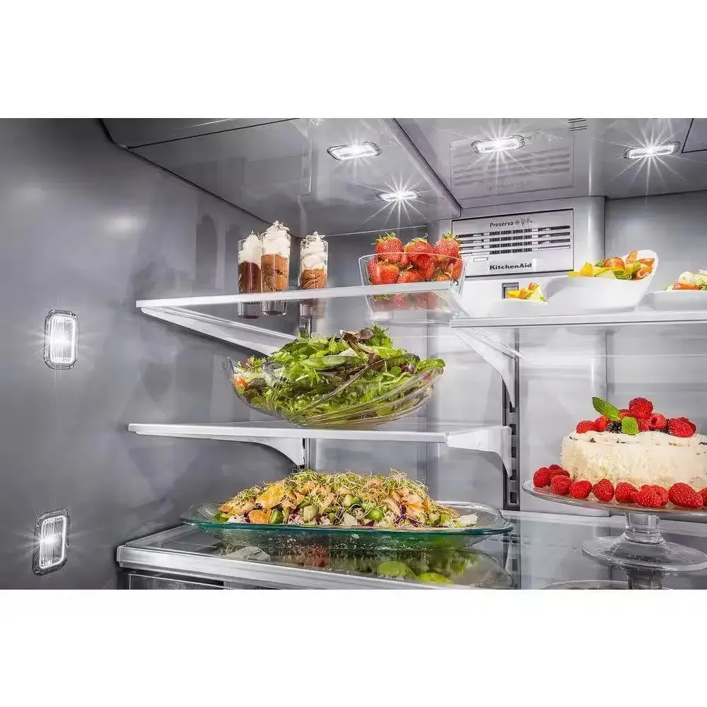 25.8 Cu. Ft. French Door Refrigerator in Stainless Steel with Platinum Interior