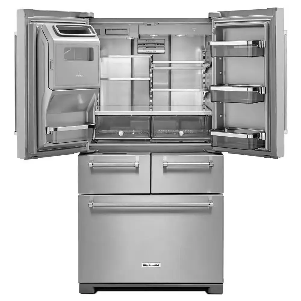 25.8 Cu. Ft. French Door Refrigerator in Stainless Steel with Platinum Interior
