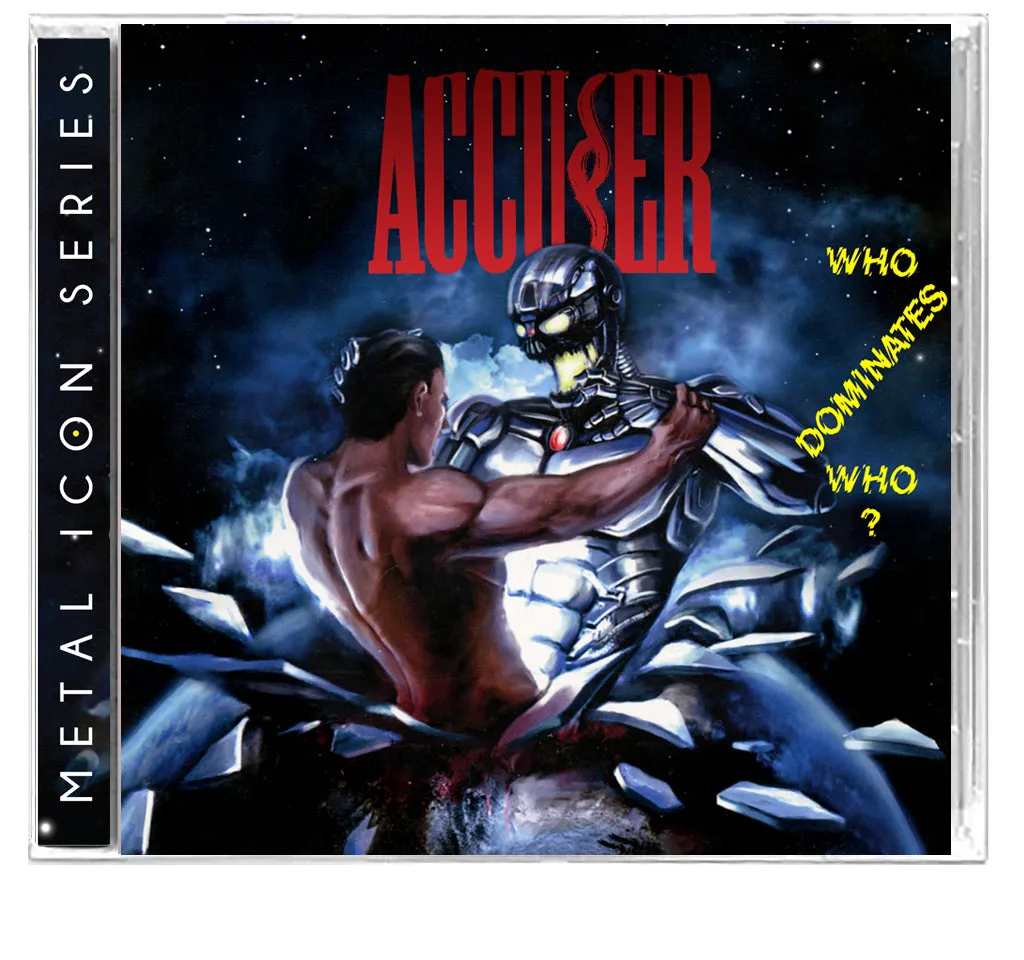 Accu§er - Who Dominates Who?   2x Ltd Collector Cards (*NEW 2-CD Set, 2023, Brutal Planet) Remastered Crunchy 80's Thrash CLASSIC!