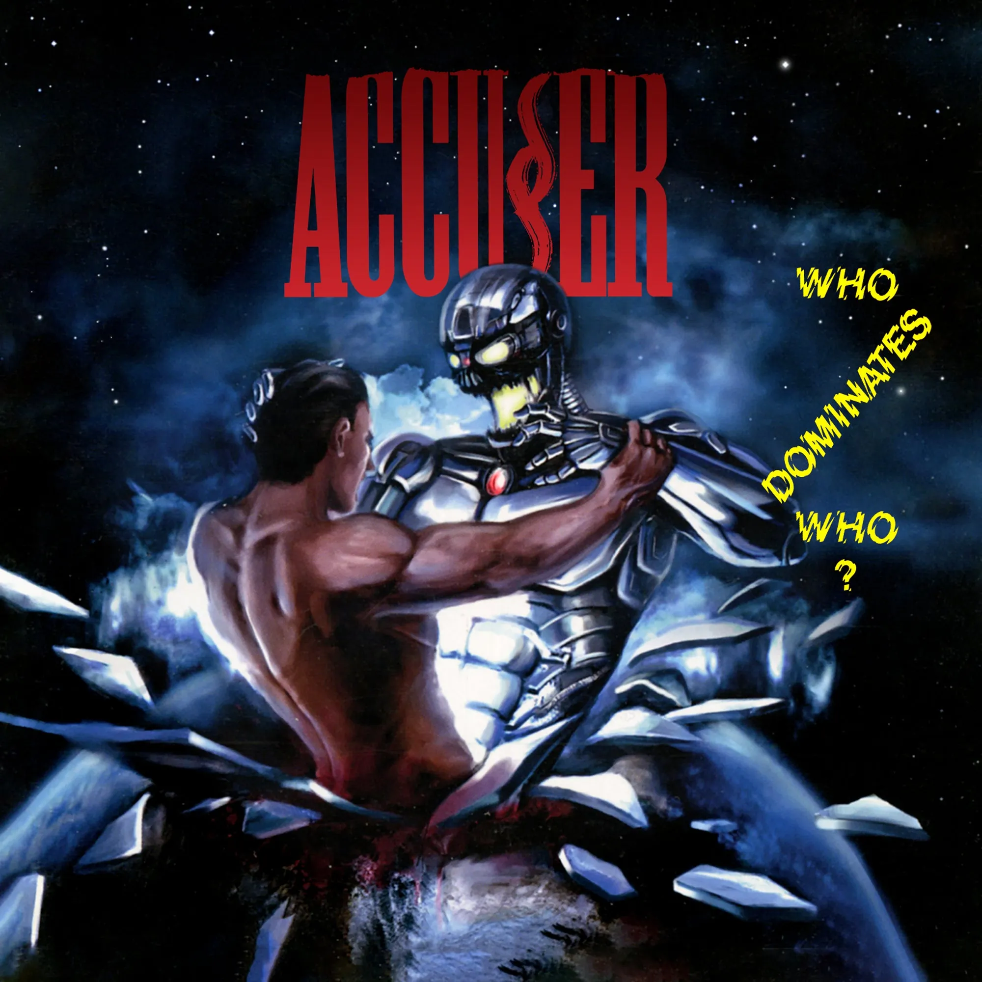 Accu§er - Who Dominates Who?   2x Ltd Collector Cards (*NEW 2-CD Set, 2023, Brutal Planet) Remastered Crunchy 80's Thrash CLASSIC!