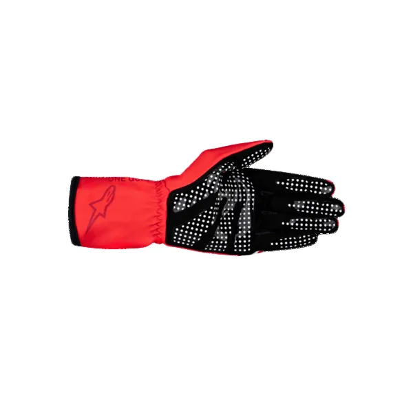 ALPINESTARS 3550725-3082-L Youth Gloves for Karting Tech-1 K Race V2 S, Red / White / Burgundy, Size L