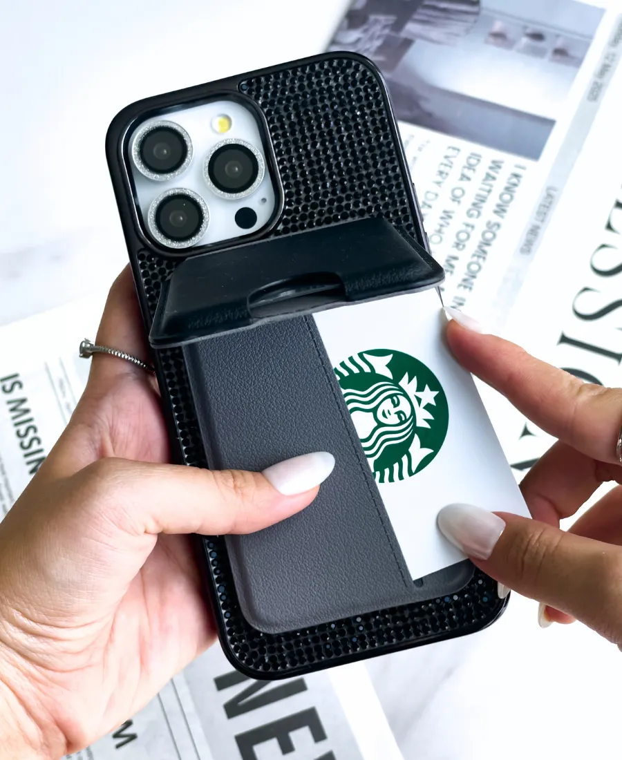 Black MagSafe Wallet Stand