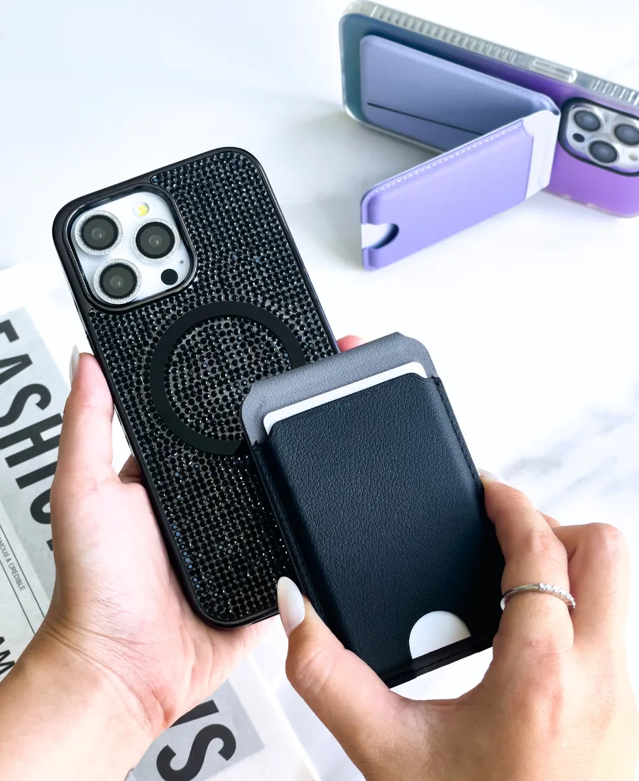 Black MagSafe Wallet Stand