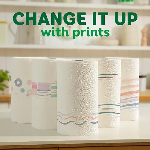 Bounty Select-A-Size Paper Towels, Prints, 2 Triple Rolls = 6 Regular Rolls (Packaging May Vary)