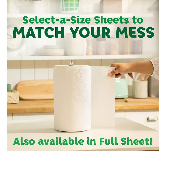 Bounty Select-A-Size Paper Towels, White (105 sheets/roll, 12 rolls)