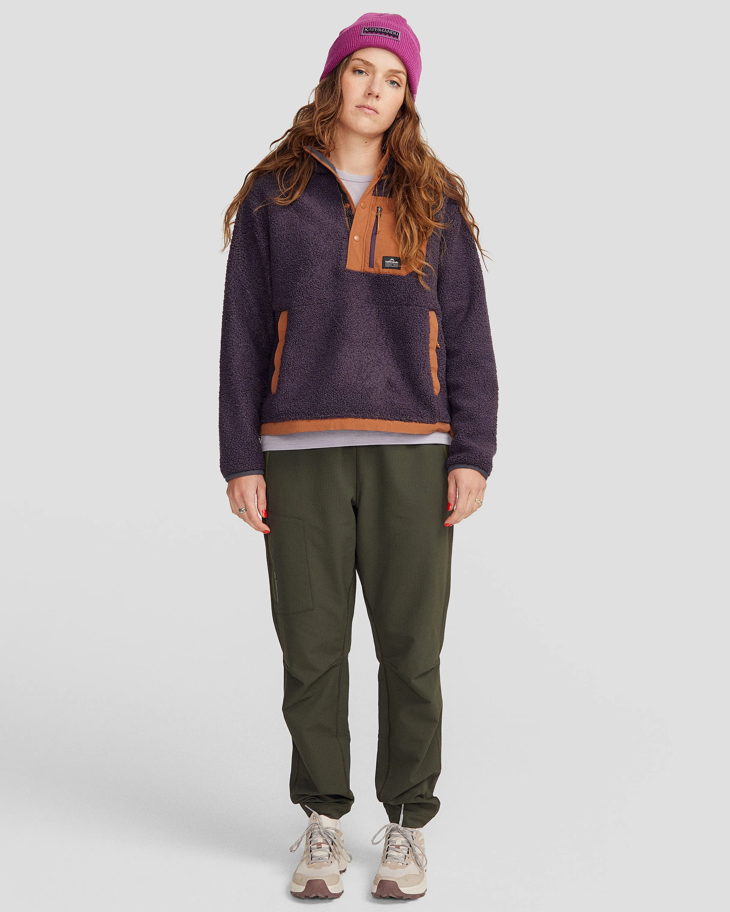 Co-Z High Pile Women's Hooded Pullover v2 - Orbit/Woodsy