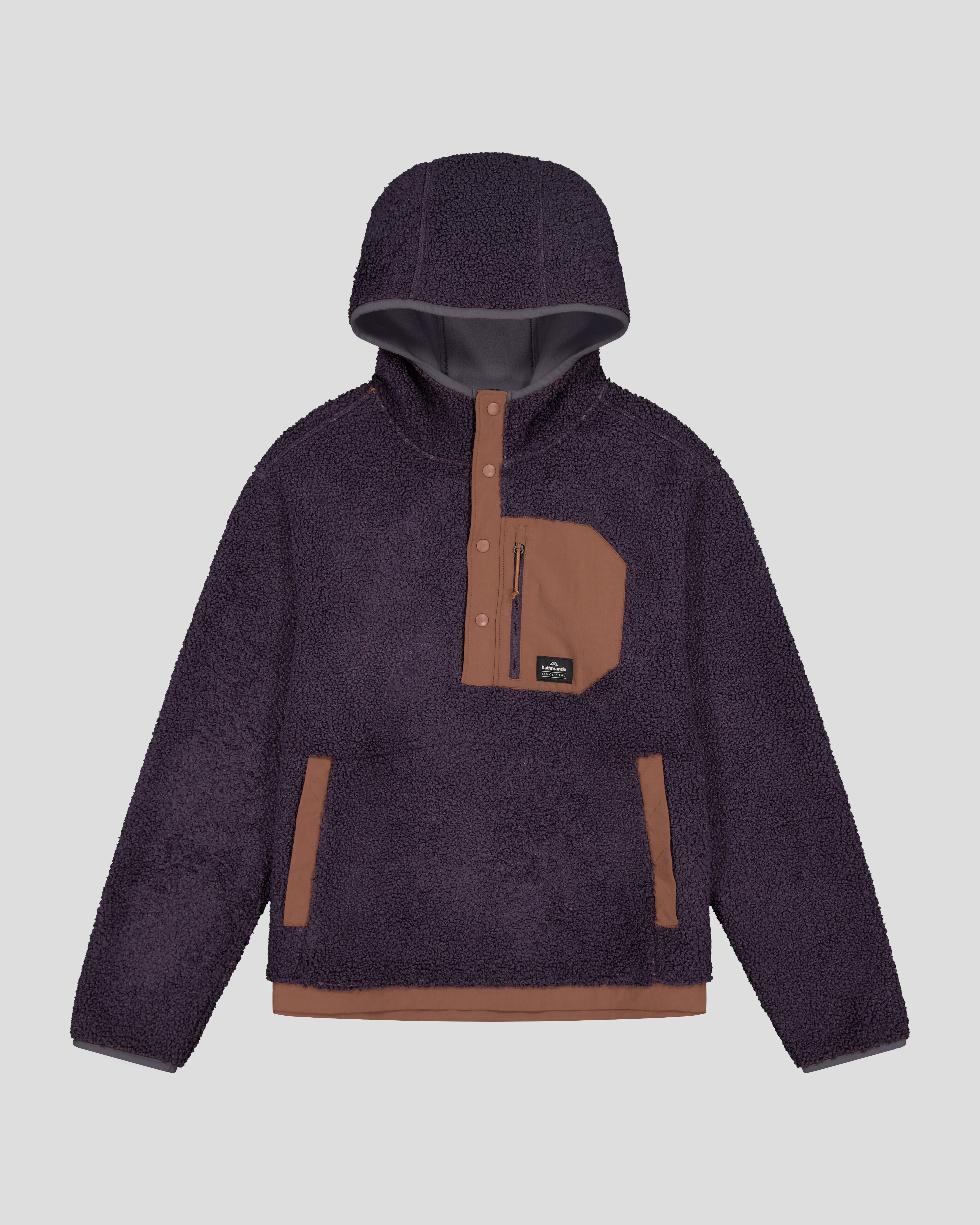 Co-Z High Pile Women's Hooded Pullover v2 - Orbit/Woodsy