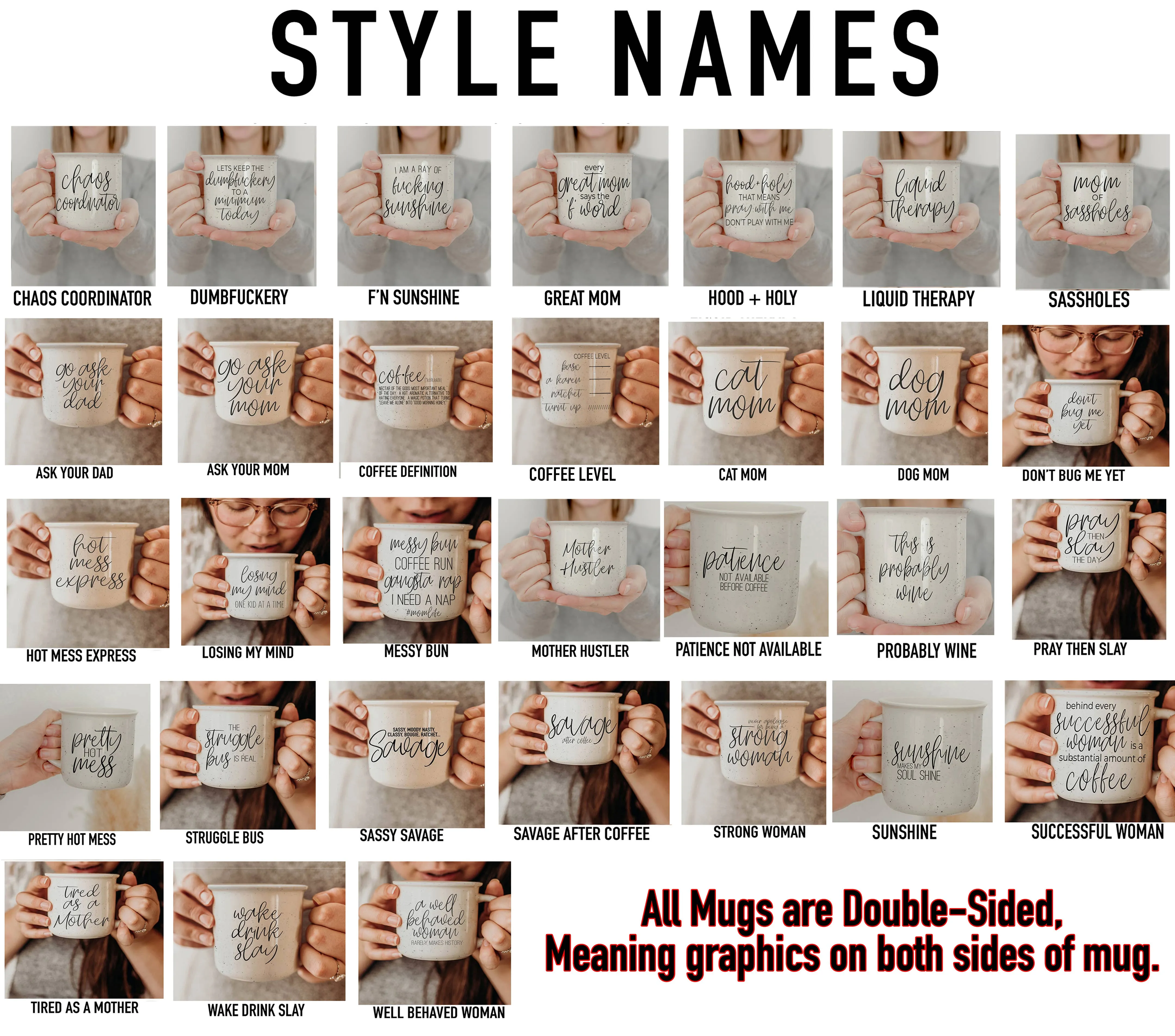 Coffee Mugs With Funny Sayings, Modern Drinkware Ceramic: Don't bug Me yet