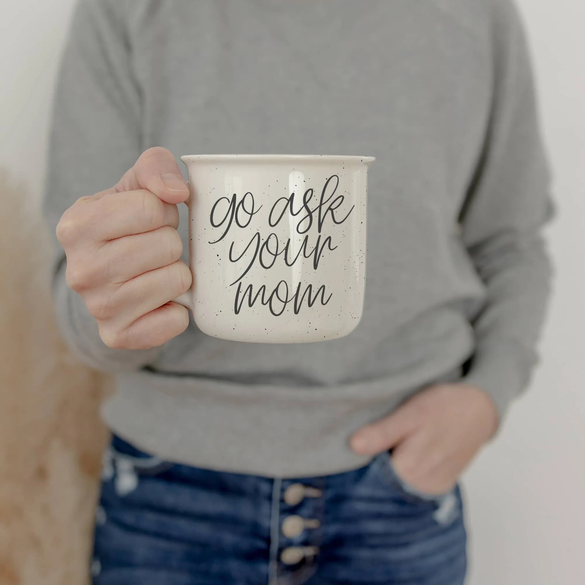Coffee Mugs With Funny Sayings, Modern Drinkware Ceramic: Don't bug Me yet