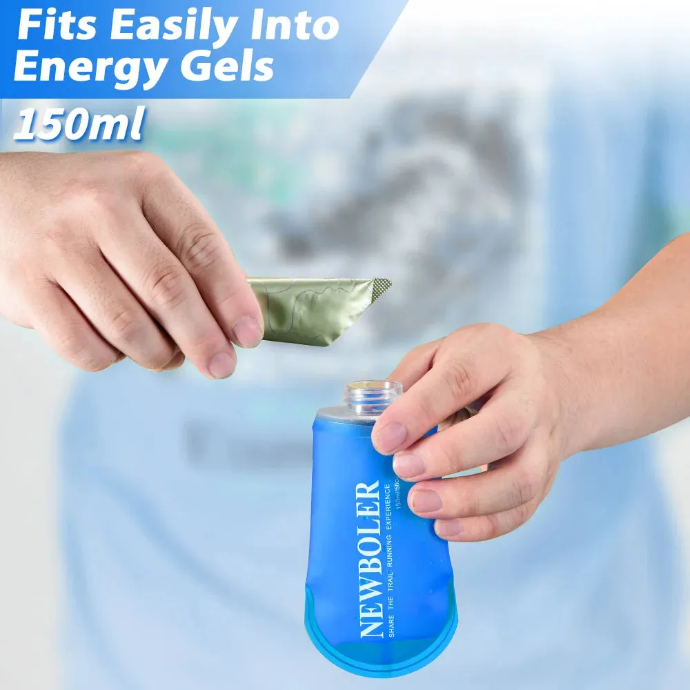 Compact Collapsible Silicone Water Bottle for Adventures