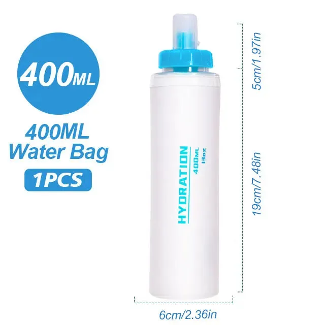 Compact Collapsible Silicone Water Bottle for Adventures