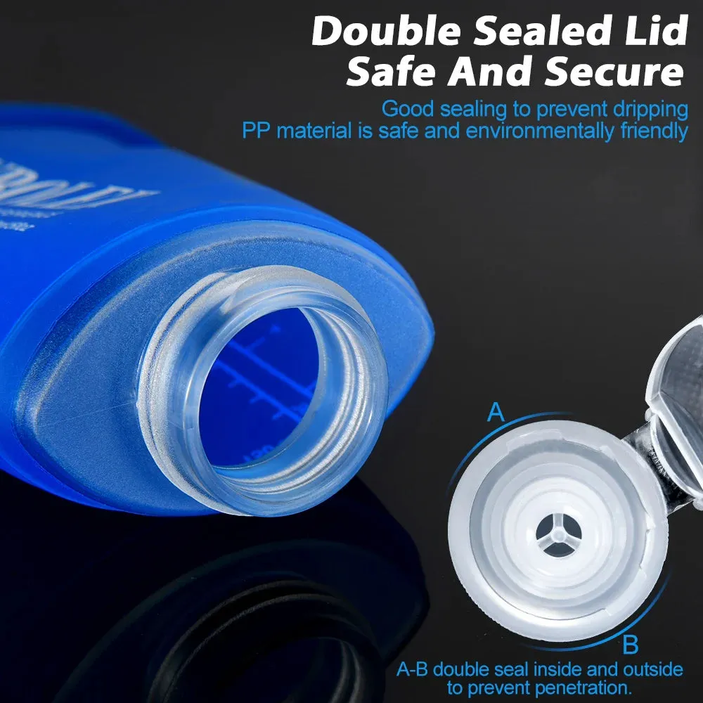 Compact Collapsible Silicone Water Bottle for Adventures