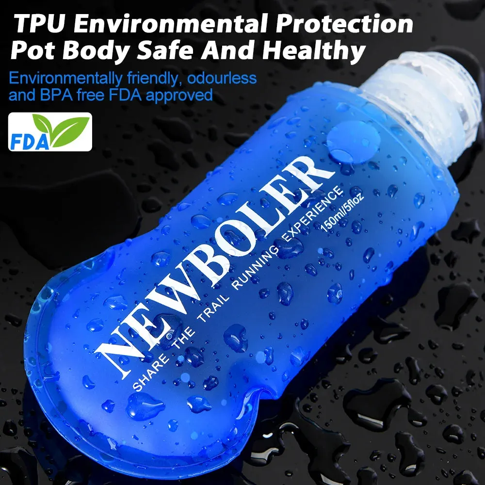 Compact Collapsible Silicone Water Bottle for Adventures