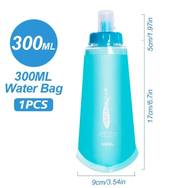 Compact Collapsible Silicone Water Bottle for Adventures