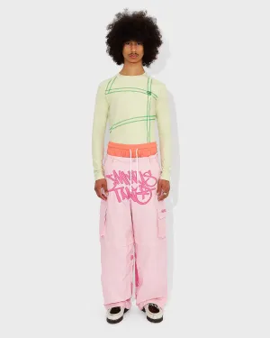 Convertible Pink Graff Cargos