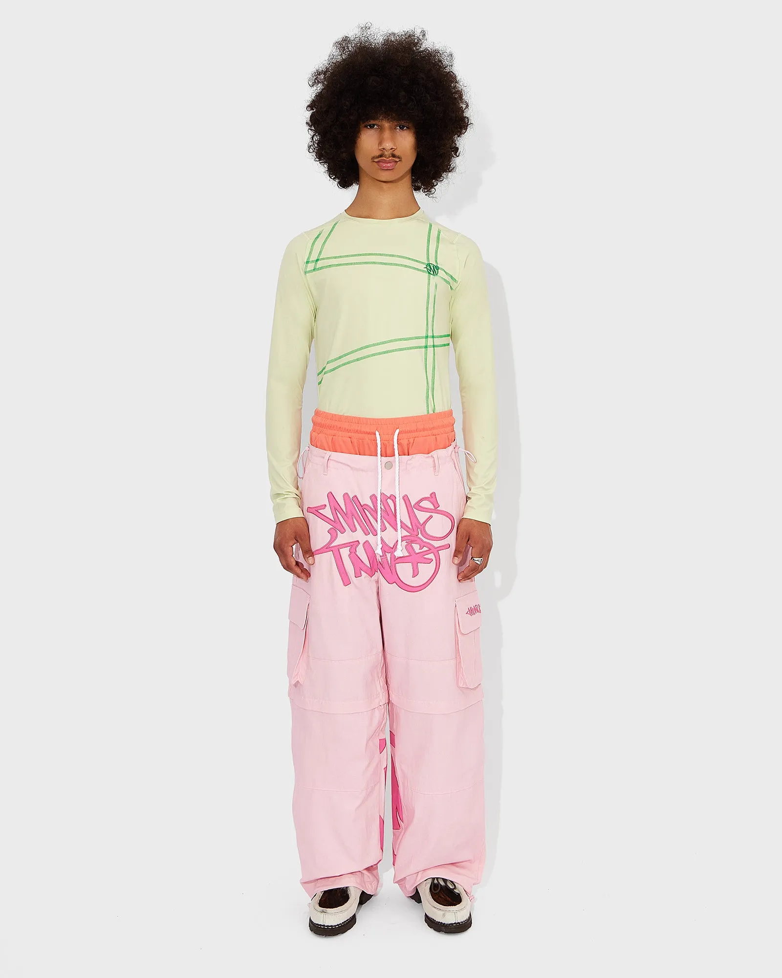 Convertible Pink Graff Cargos
