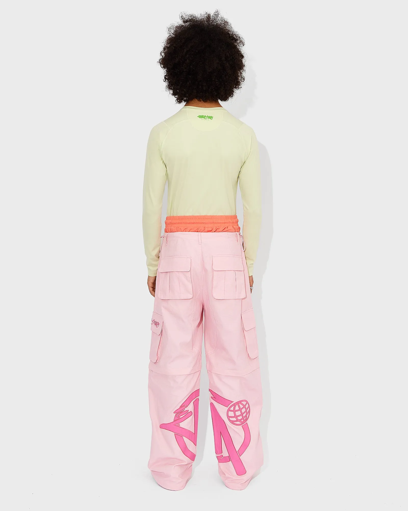 Convertible Pink Graff Cargos