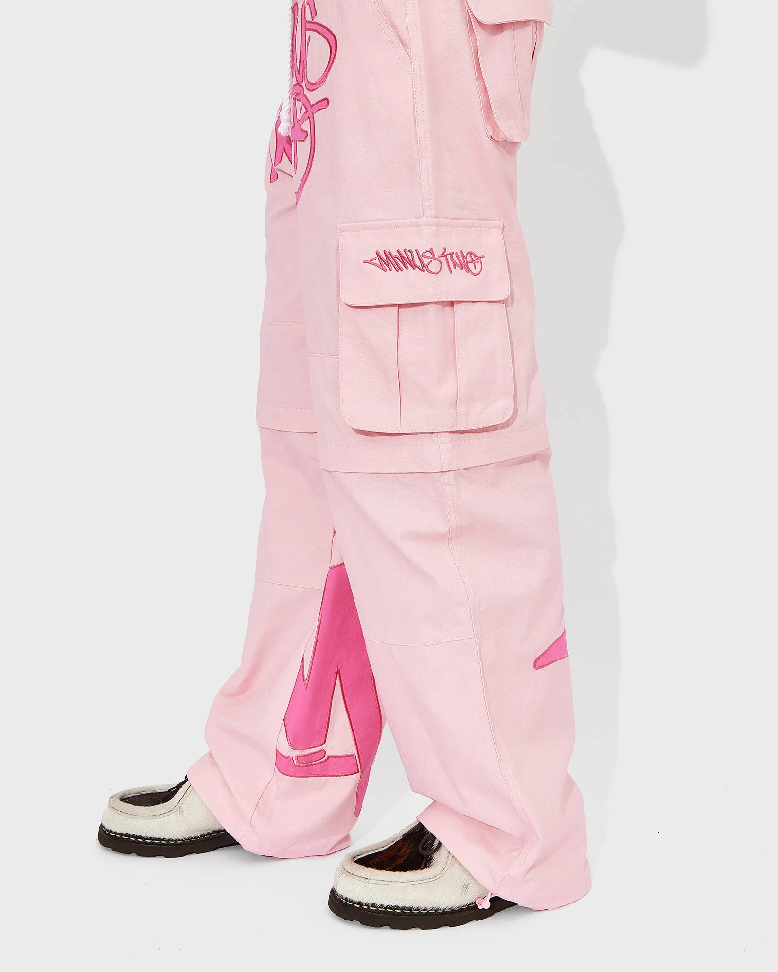 Convertible Pink Graff Cargos