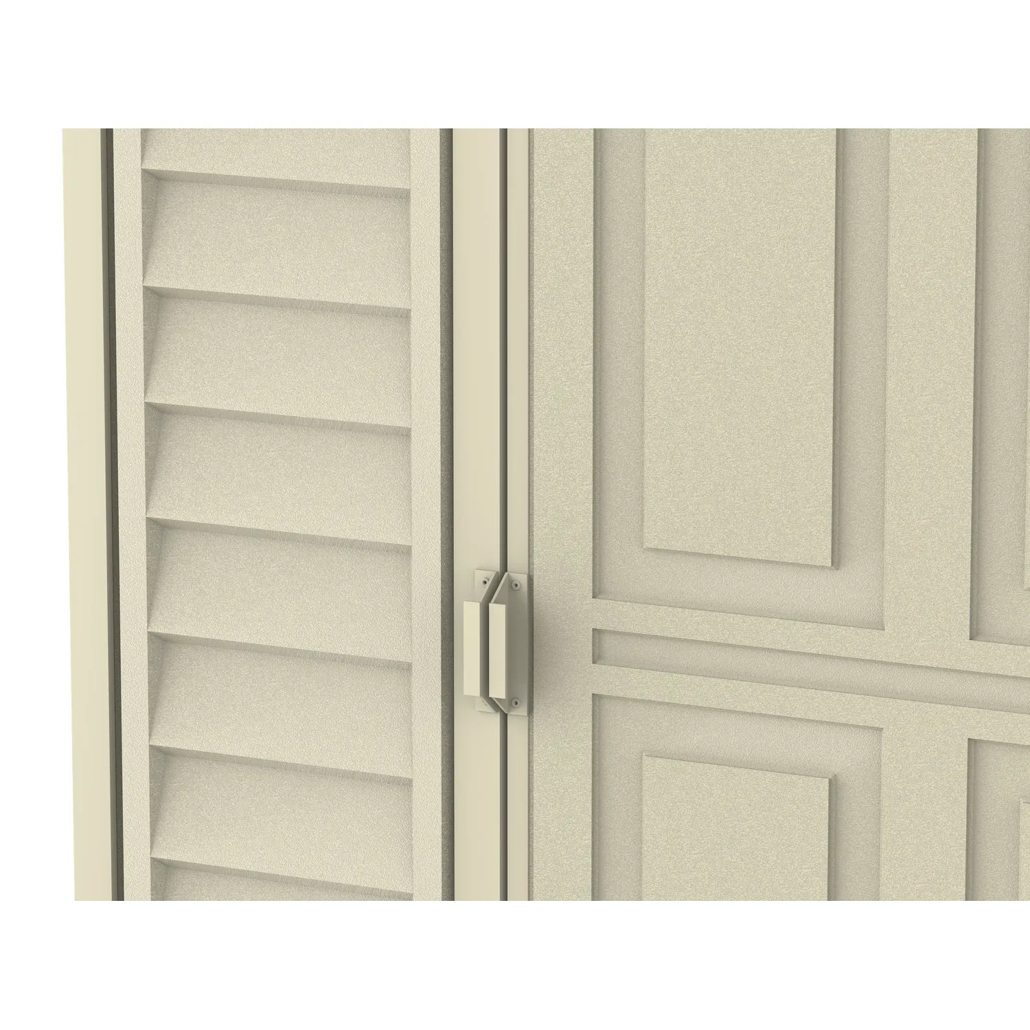 DuraMax | 4 ft Wide SideMate Vinyl Plastic Storage Shed with Foundation