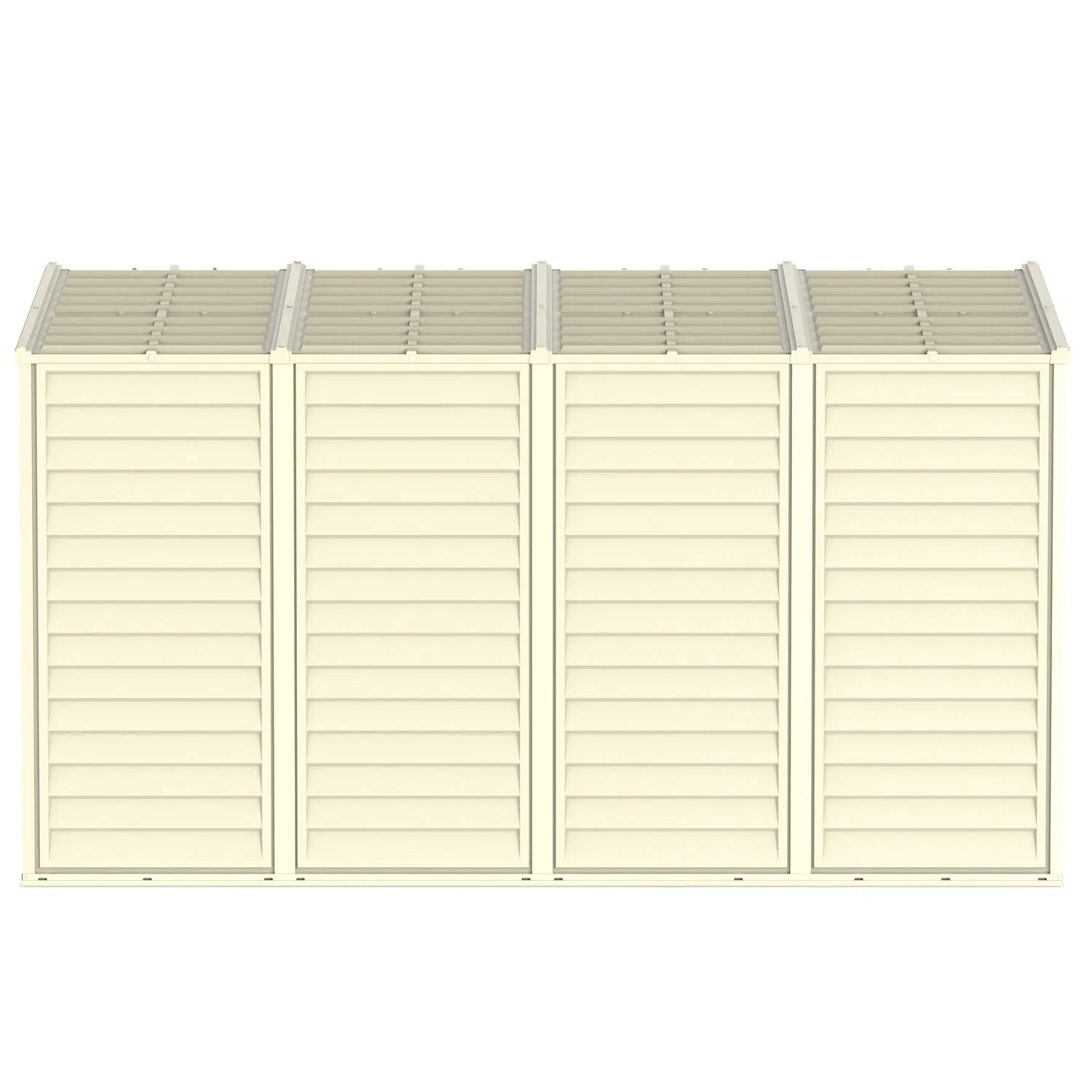 DuraMax | 4 ft Wide SideMate Vinyl Plastic Storage Shed with Foundation