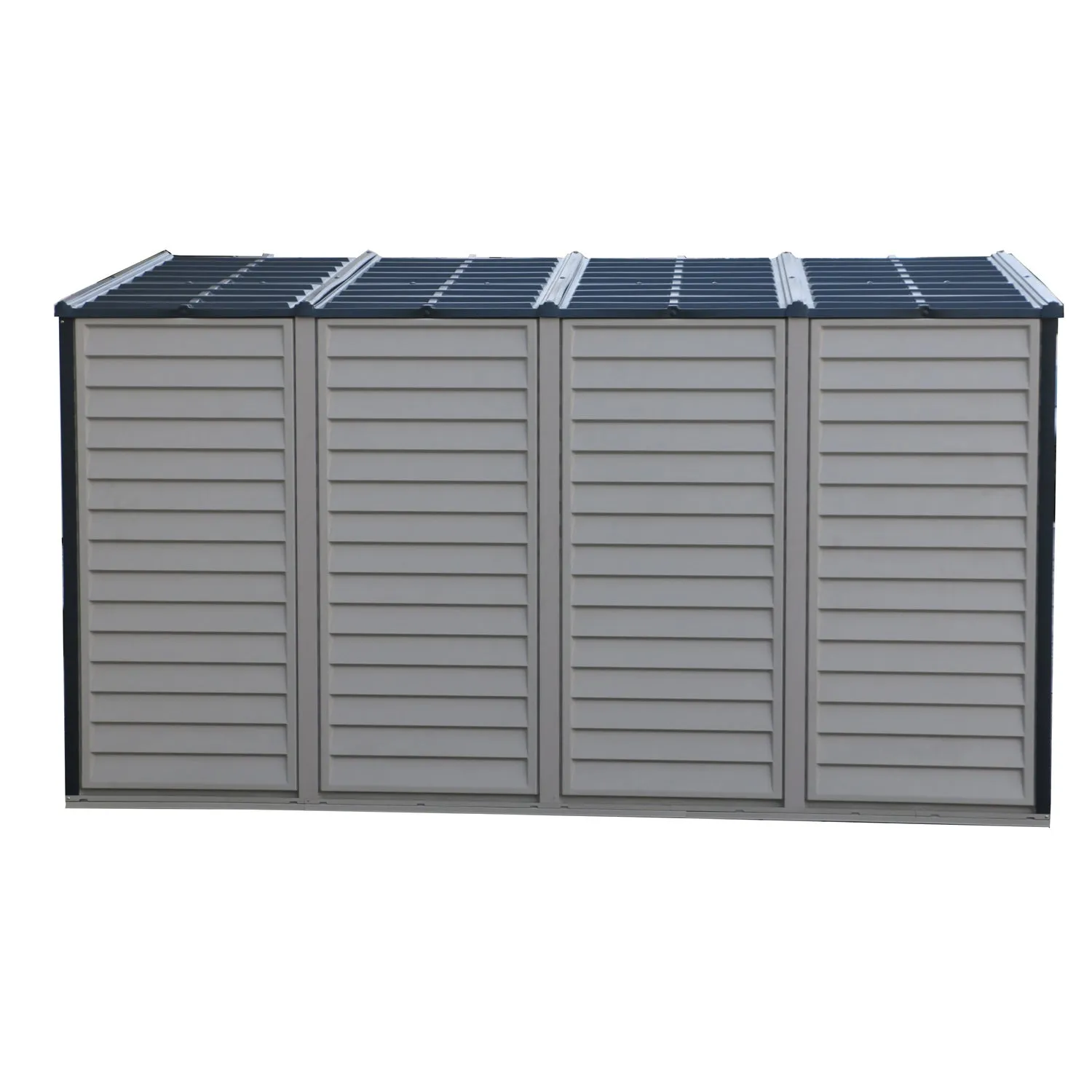 DuraMax | 4 ft Wide SideMate Vinyl Plastic Storage Shed with Foundation