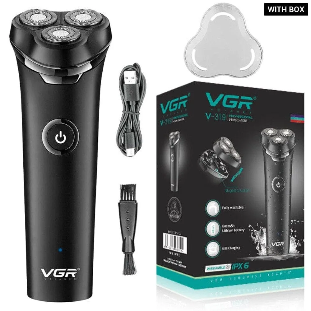 Electric Rechargeable Wet Dry Shaving Machine for Men