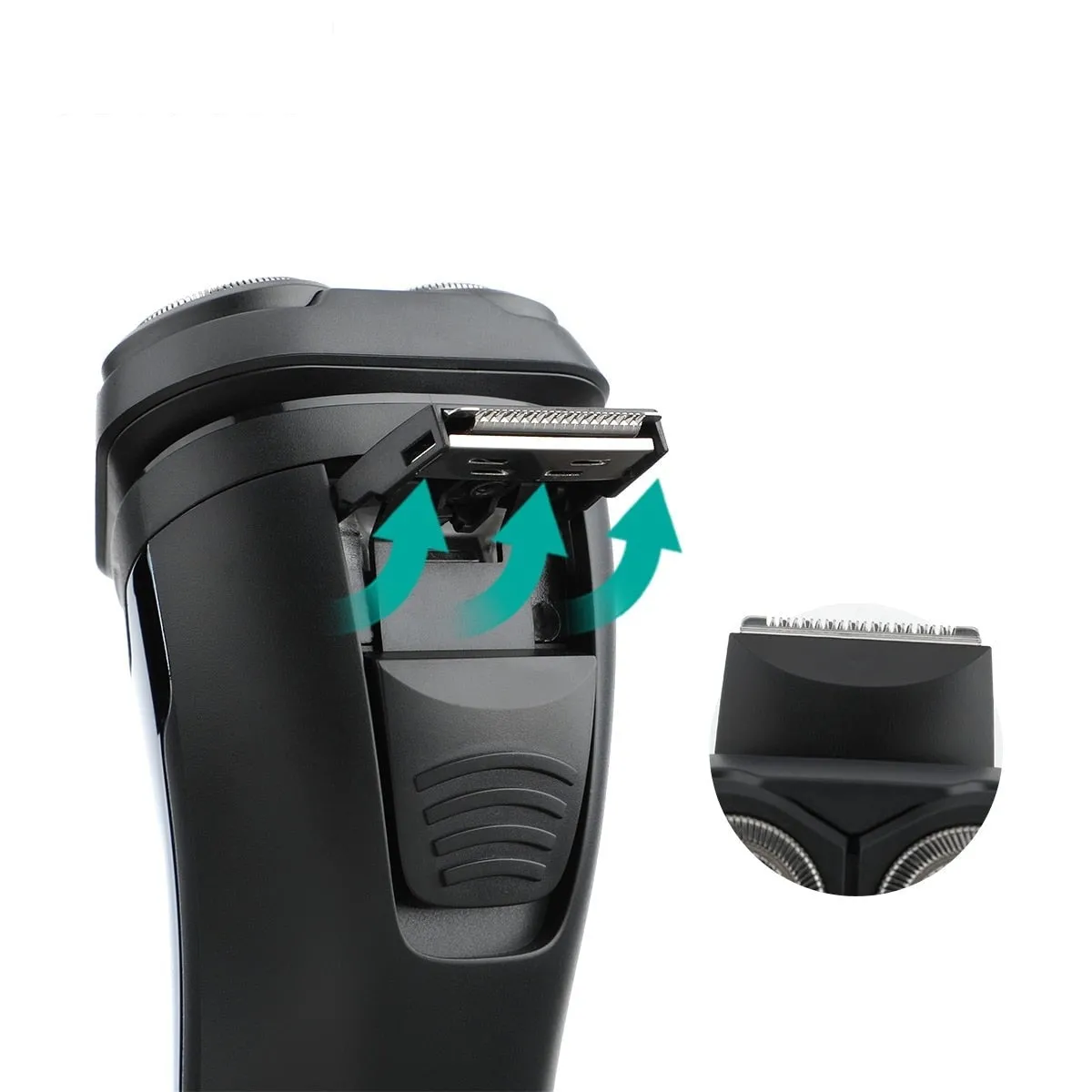 Electric Usb Rechargeable Waterproof Shaving Razor for Men