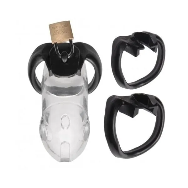 Everyday Sexy Locking Chastity Device - Clear