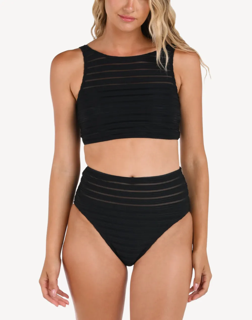 Fluid Lines High Waist Bikini Bottom
