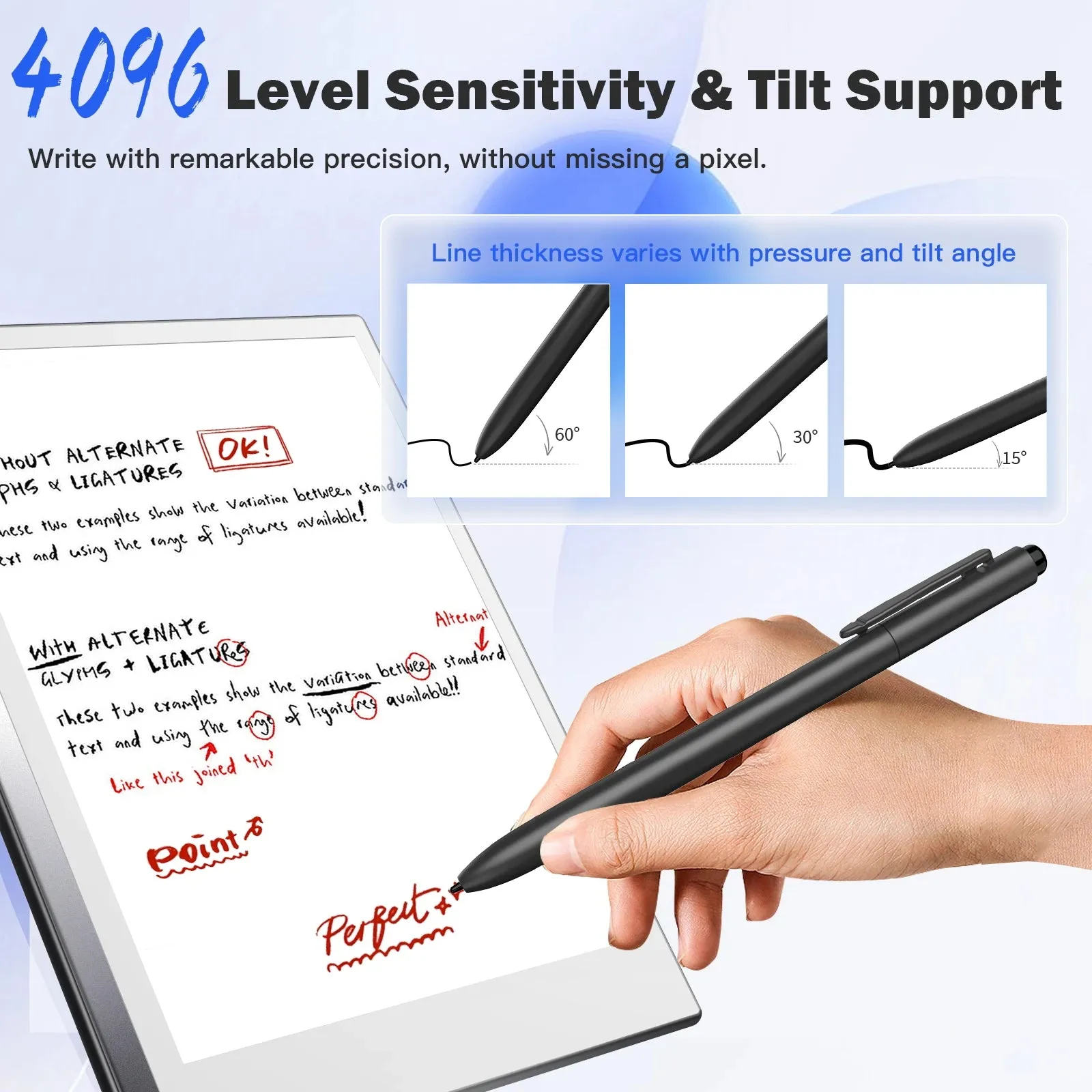 For Remarkable 2 / Samsung Galaxy / Kindle Scribe / Boox / Wacom Tablet Emr Stylus Pen With Eraser