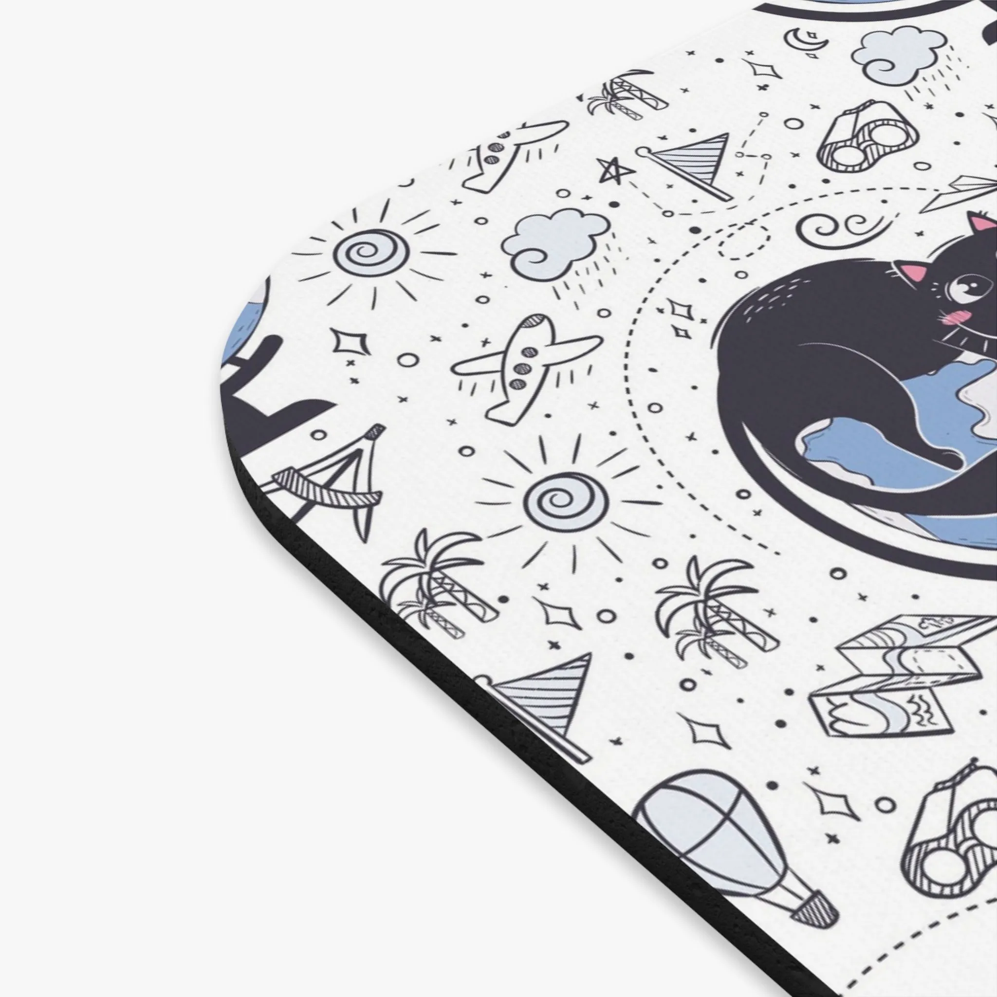 Geography Cat Mouse Pad