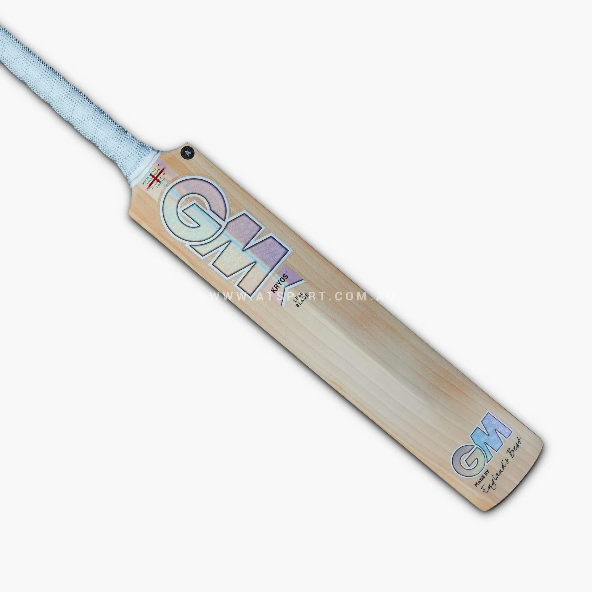 GM Kryos Original DXM TTNOW L540 English Willow Cricket Bat - SH