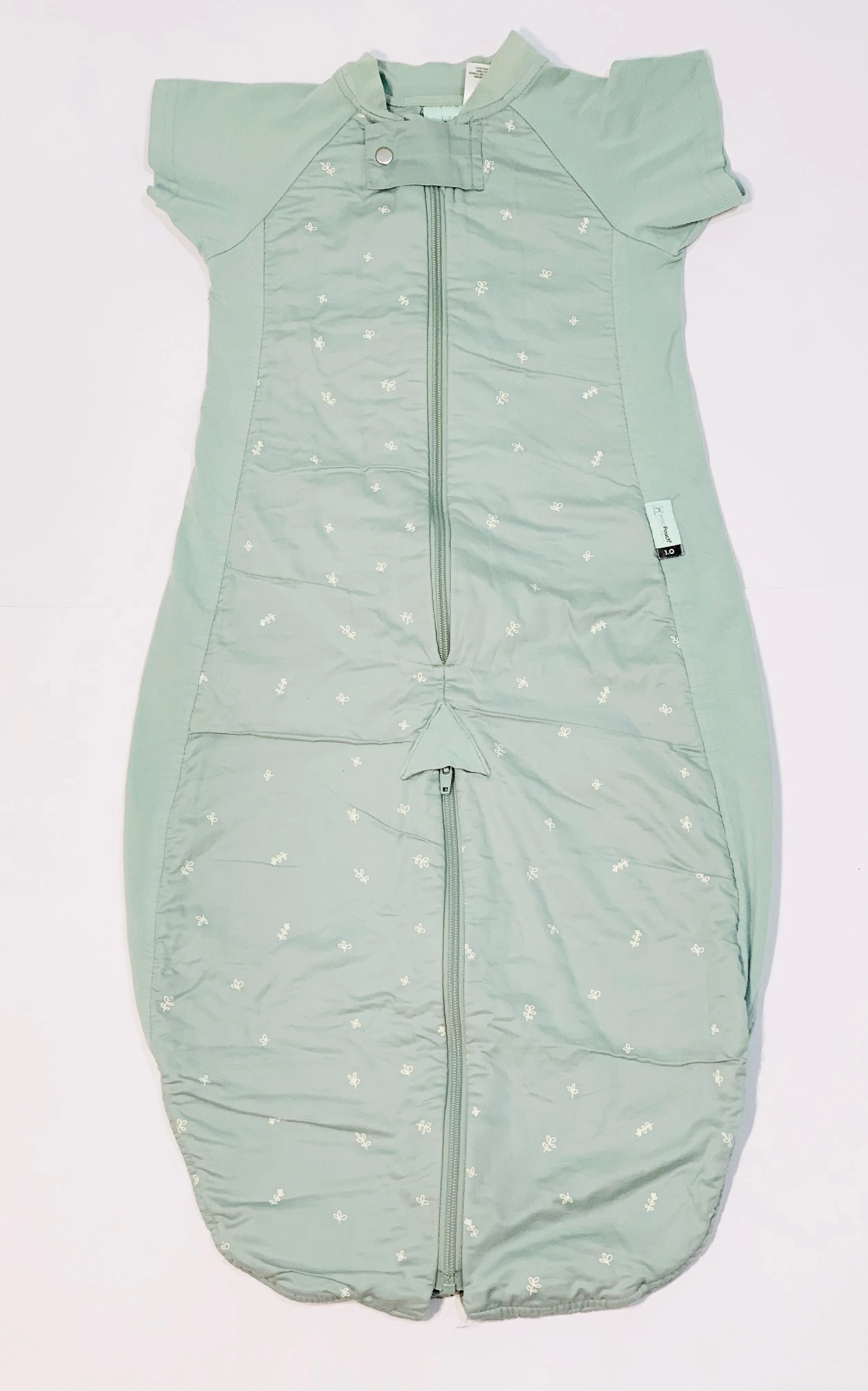 Green 1.0 tog sleep suit bag - Size 8-24 months