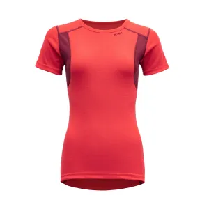 HIKING WOMAN T-SHIRT POPPY/BEETROOT