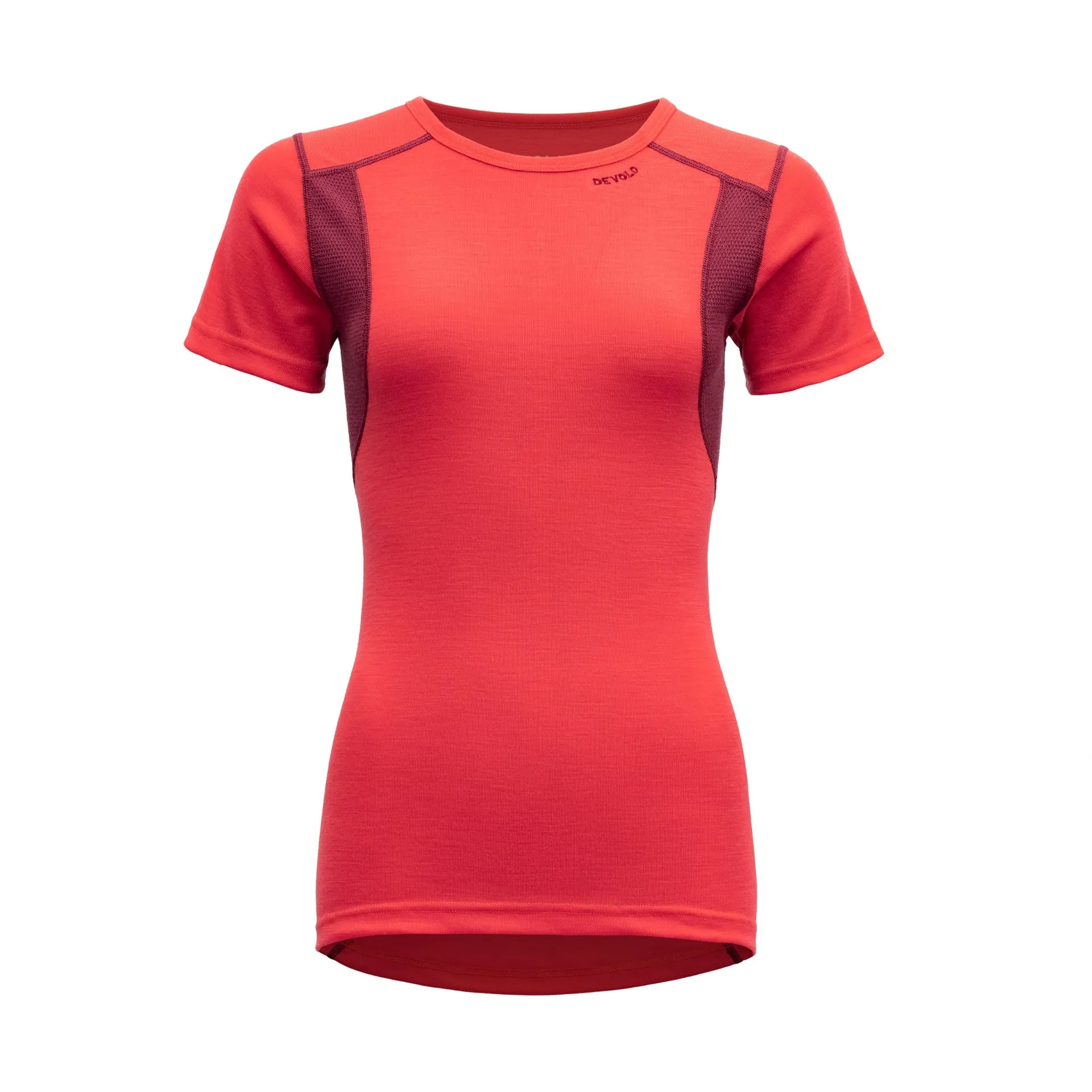 HIKING WOMAN T-SHIRT POPPY/BEETROOT