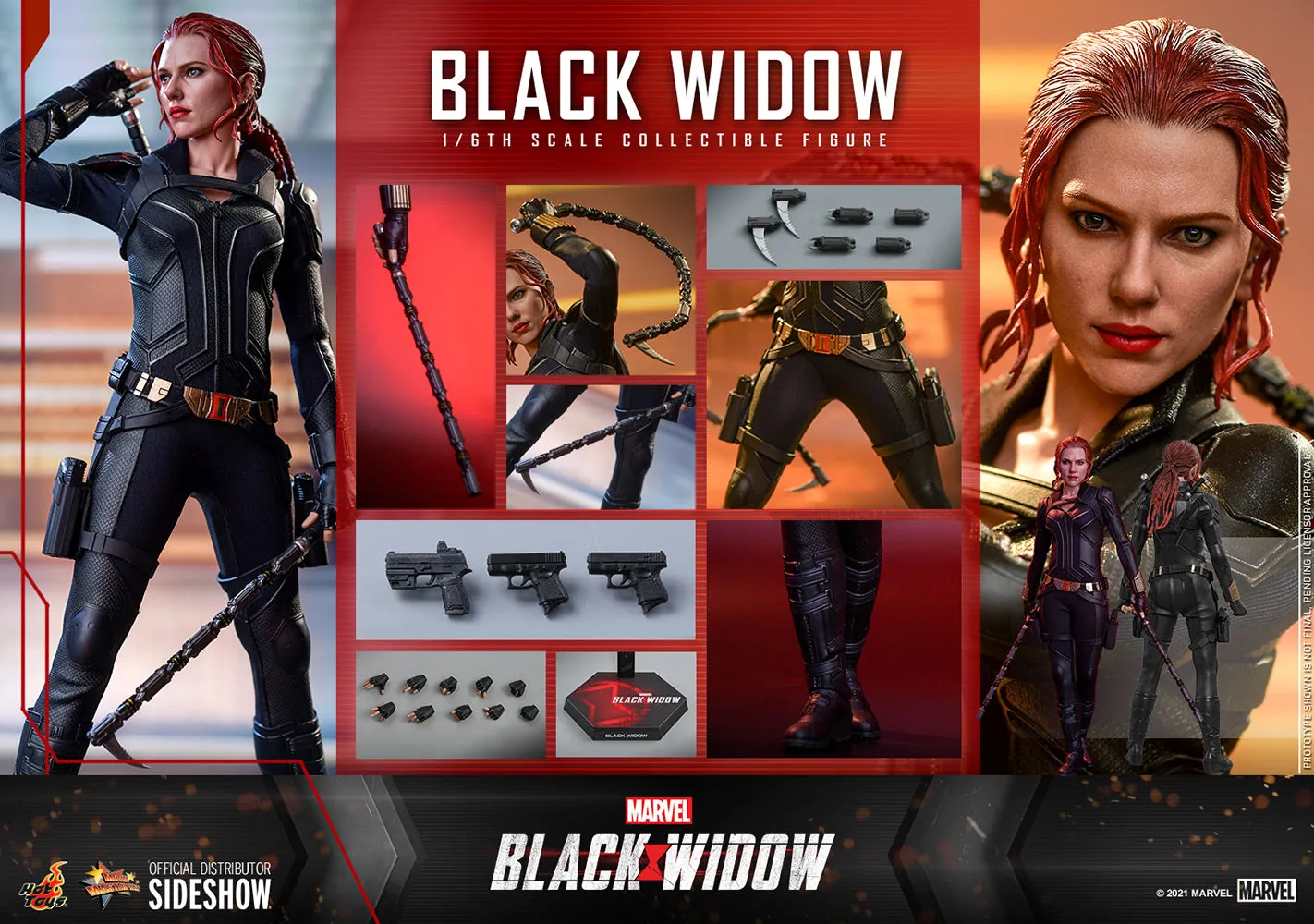 Hot Toys - Movie Masterpiece 1/6 Scale Figure - Black Widow