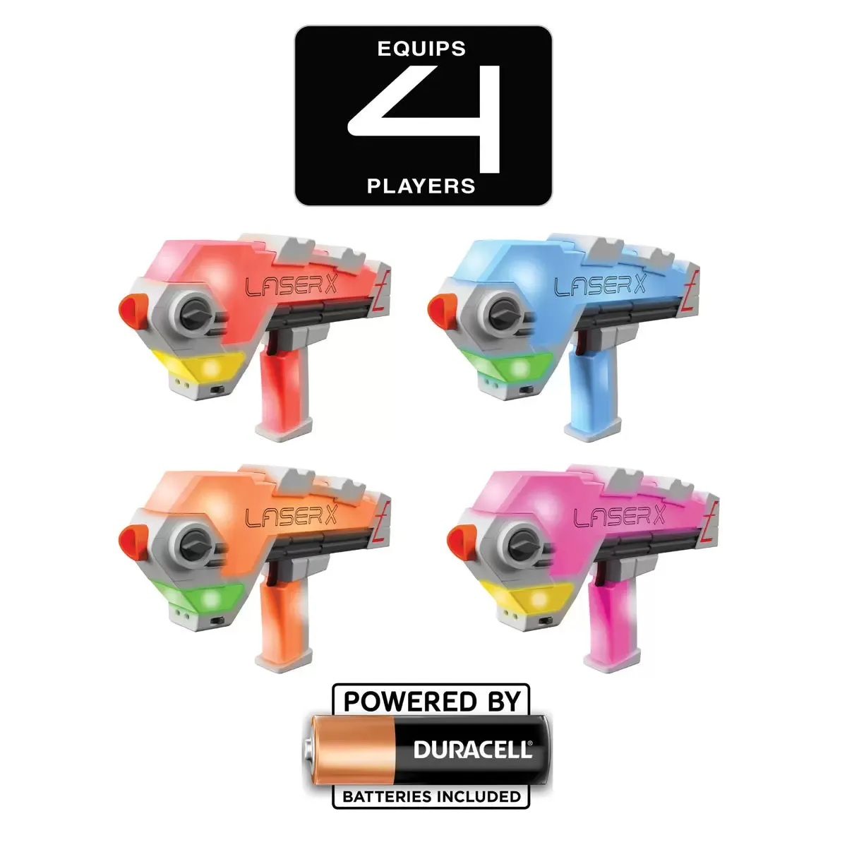 Laser X Blaster 4 Blaster Laser Toy Game (6  Years)