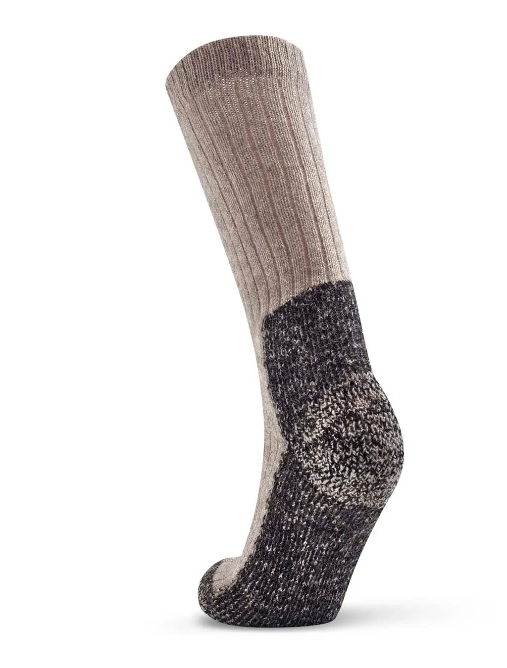 Light Possum Boot Sock - Beige