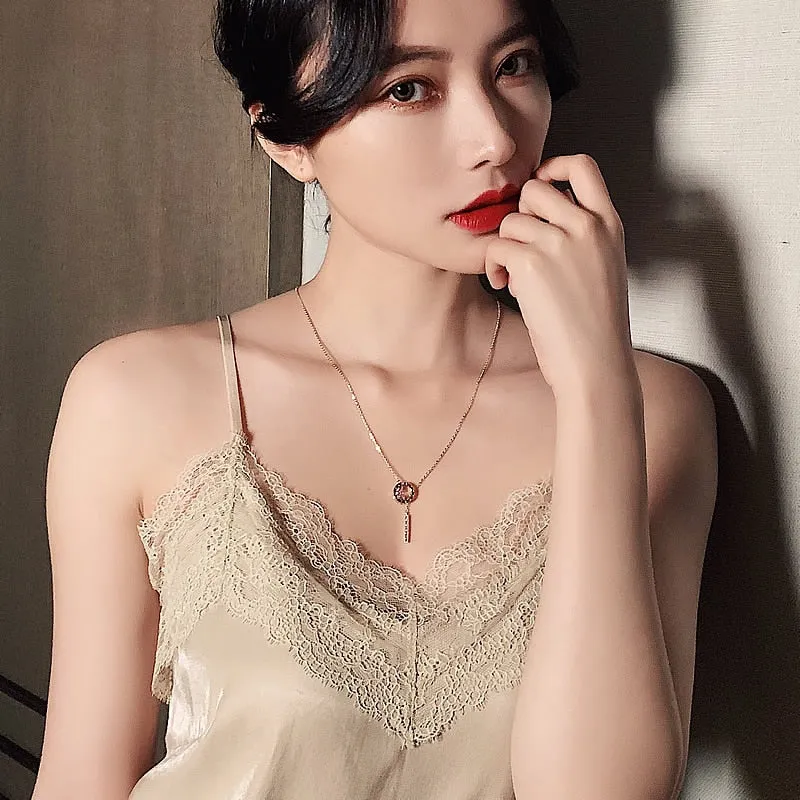 Luxury Roman Digital Titanium Necklace