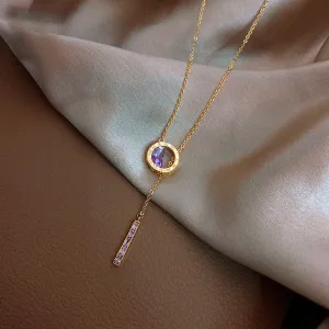 Luxury Roman Digital Titanium Necklace