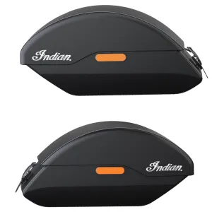 Quick Release Semi-Rigid Saddlebags -Black