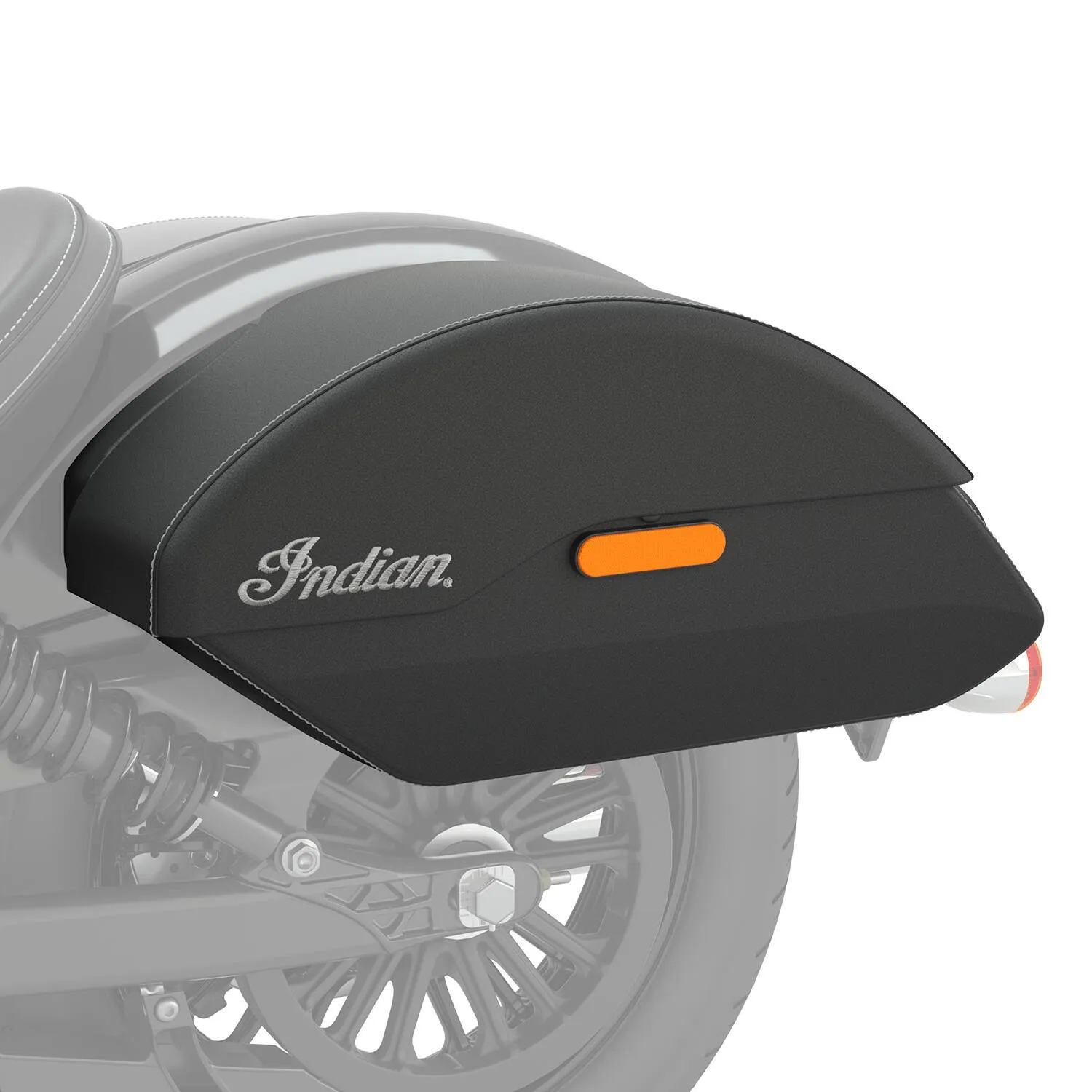 Quick Release Semi-Rigid Saddlebags -Black