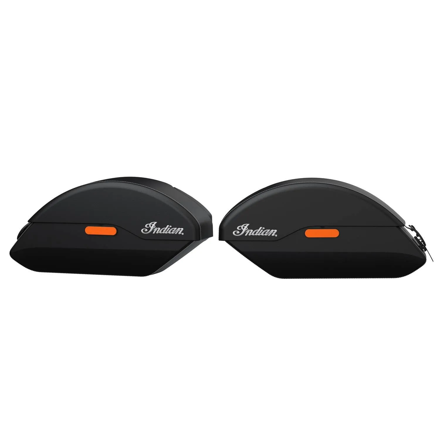 Quick Release Semi-Rigid Saddlebags -Black