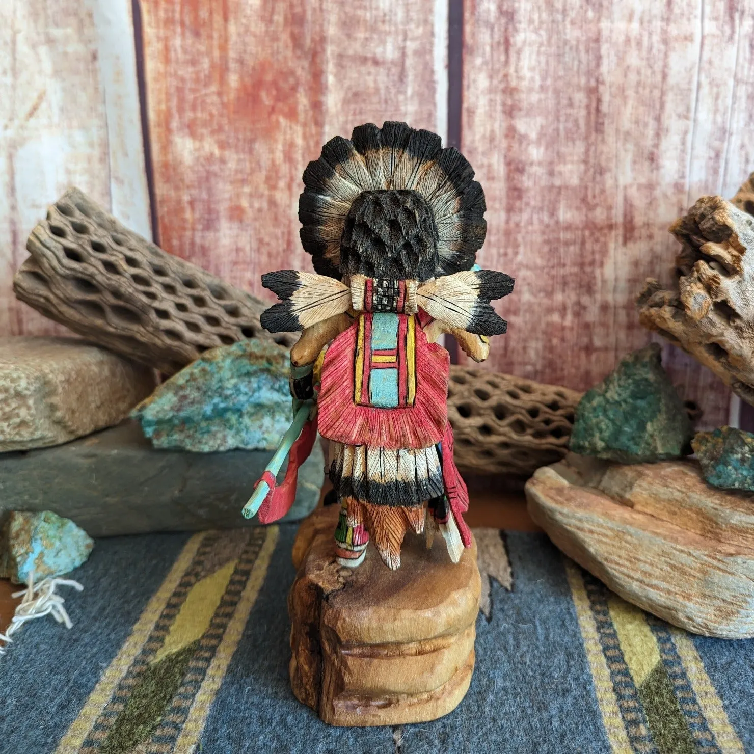 "Sun Face" Hopi Katsina by Artist Milton Howard SWT-0062