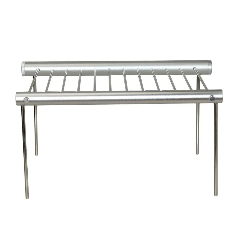 Stainless-Steel Portable Folding BBQ Grill