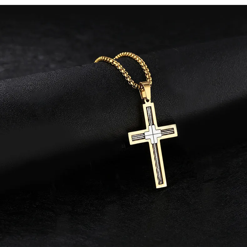 Titanium Cross Necklace