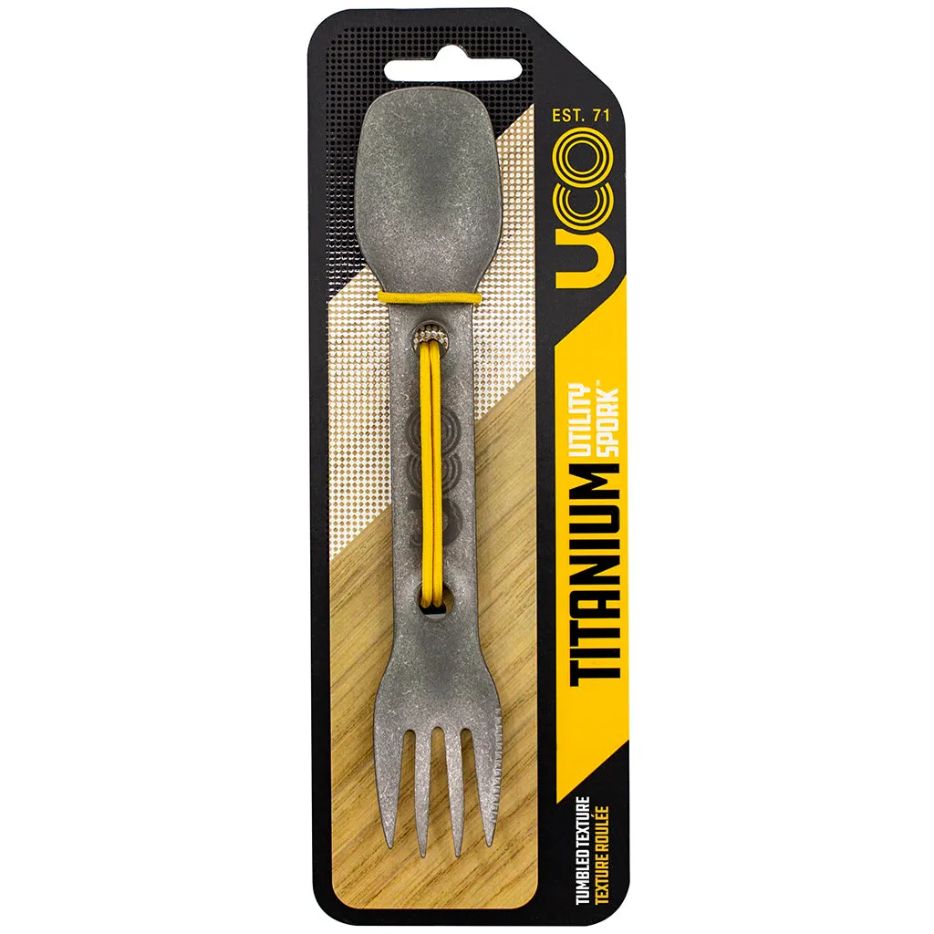 TITANIUM UTILITY SPORK W/ TETHER