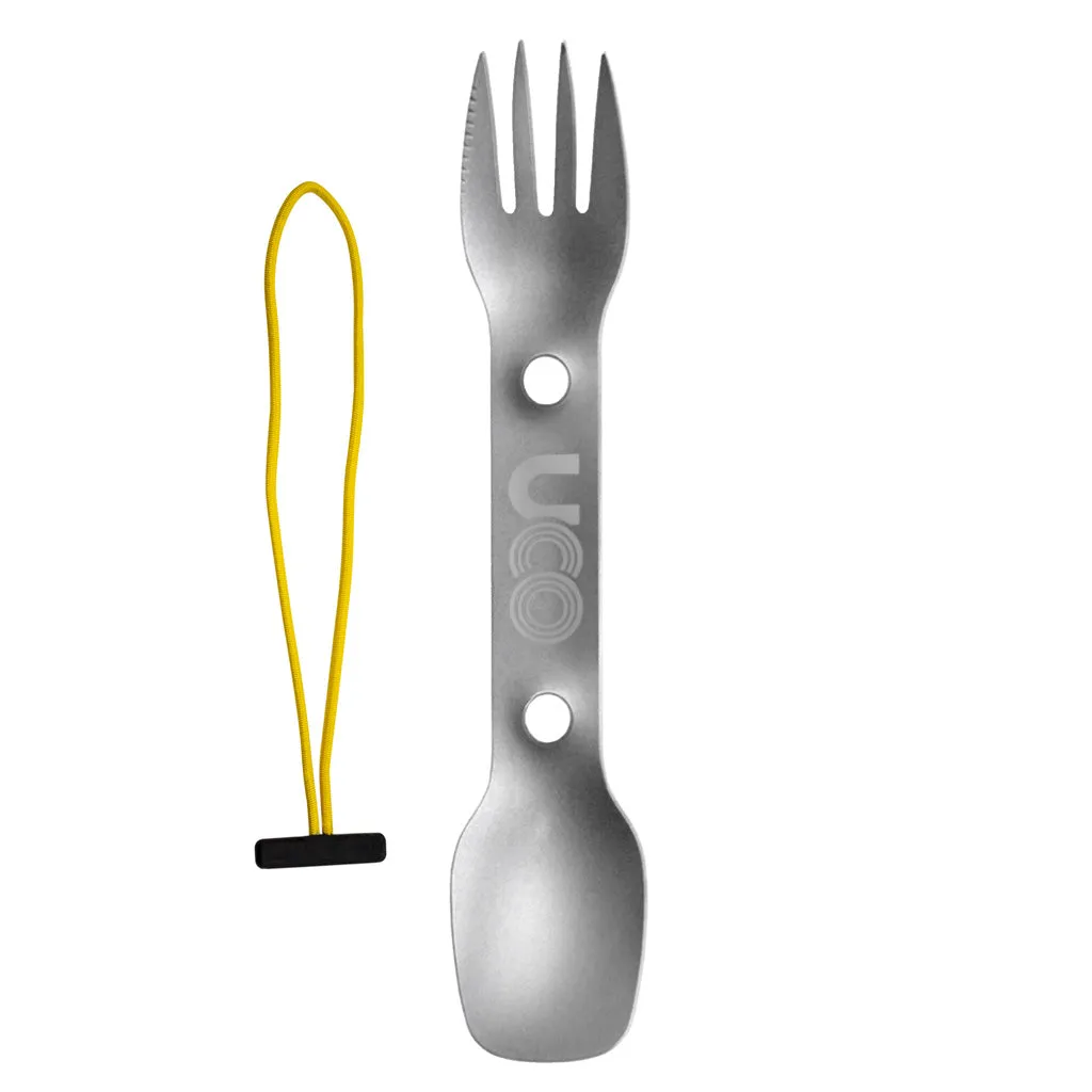 TITANIUM UTILITY SPORK W/ TETHER